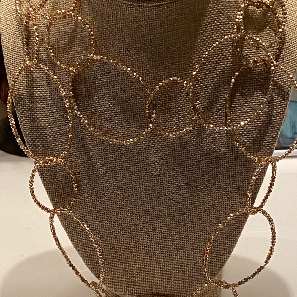 Millianna Champagne 🥂 Crystal Necklace